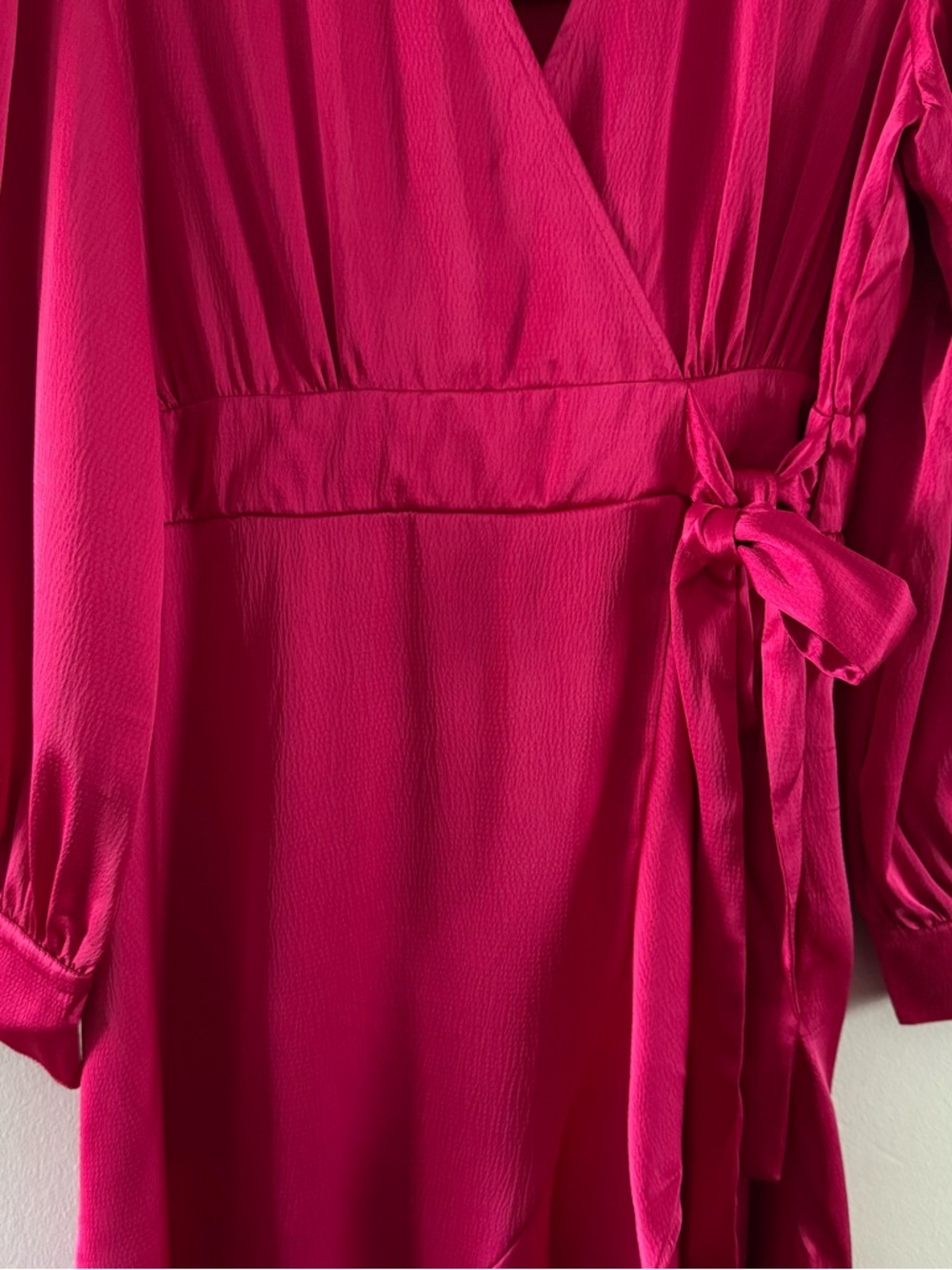 sofia by sofia vergara Magenta Wrap Midi Dress - Picture 5 of 12